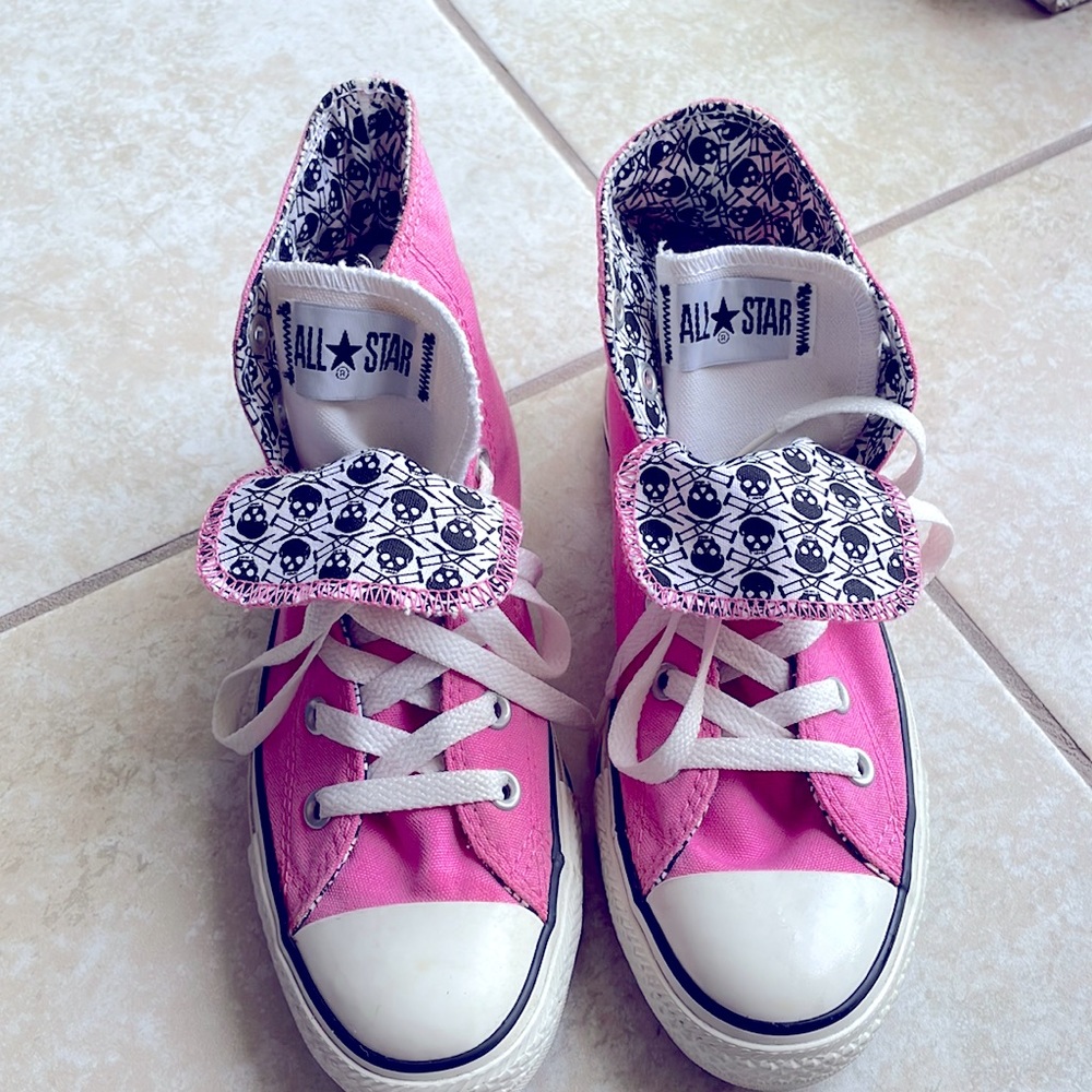 Converse All Star Limited Addition Jackass Pink High Tops